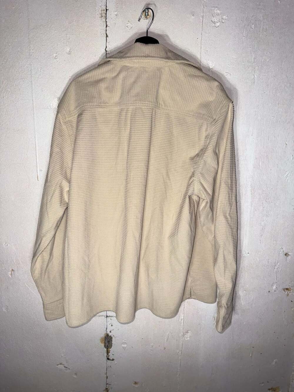 DR Essentials by Drill Clothing Co. Men's Waffle Knit Button Down Shirt Jacket - Picture 4 of 7